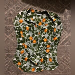 Reformation orange tree button up